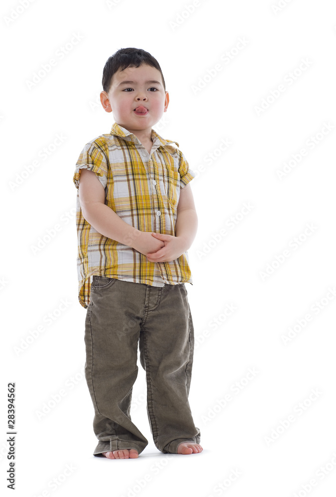 cute kid sticking out his tongue cute kid sticking out his tongue