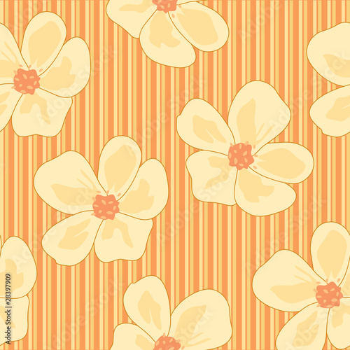Seamless floral wallpaper