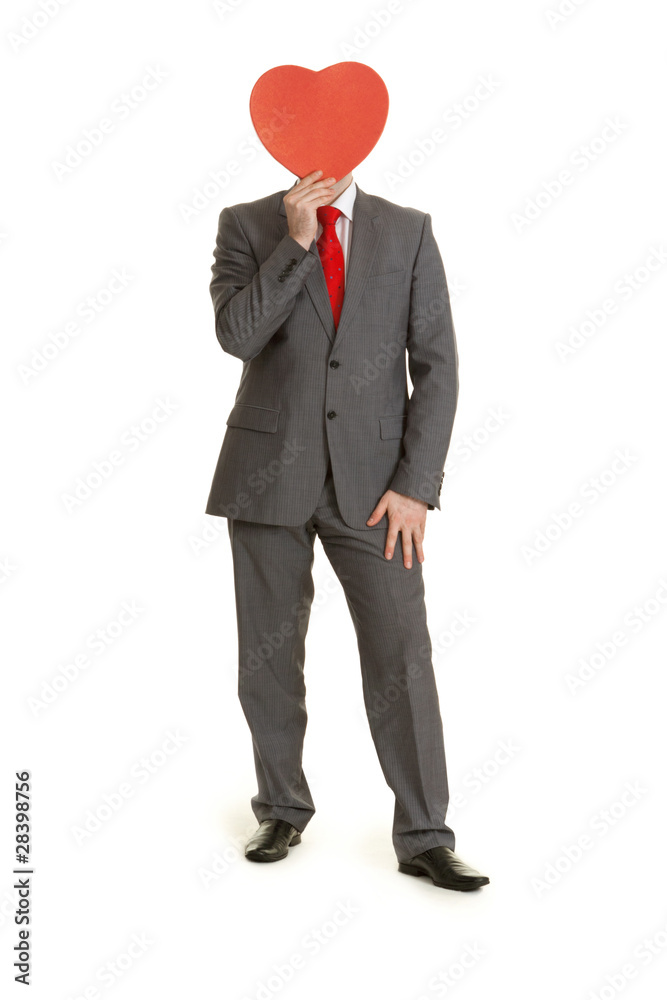 Man in gray suit Man in gray suit
