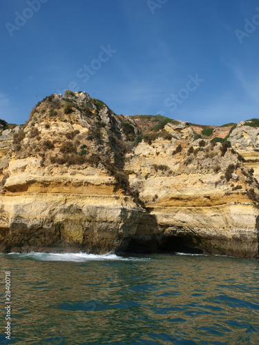 Algarve coast between Lagos and the Cap Vincent