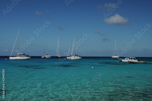 beautiful anchorage in the grenadines