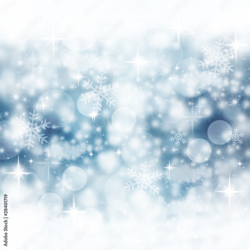 Blue winter background Blue winter background