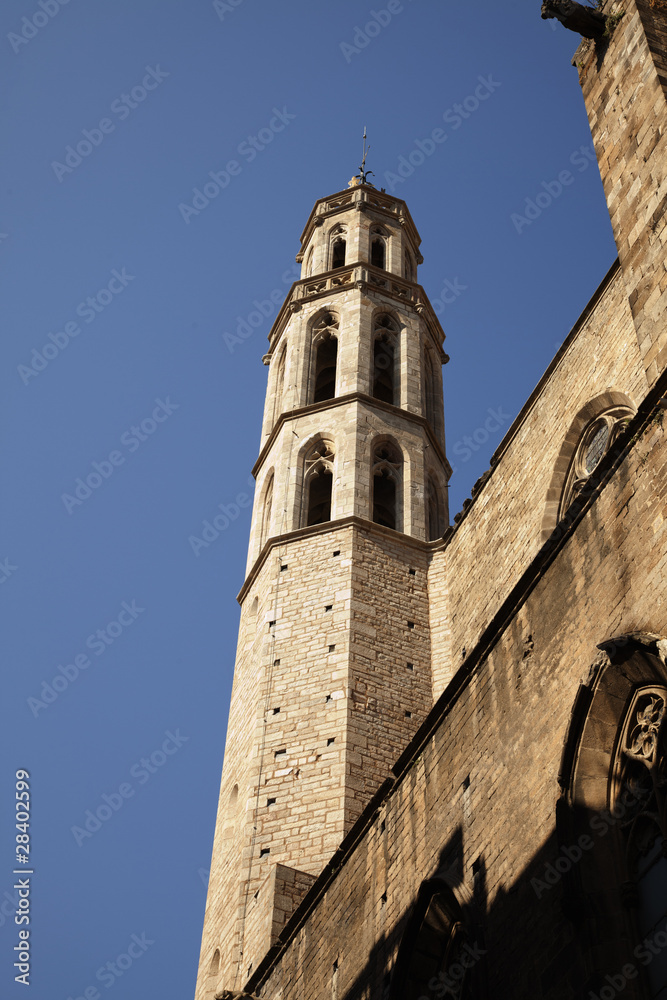 Barcelona - gothic cathedral Santa Maria del mar