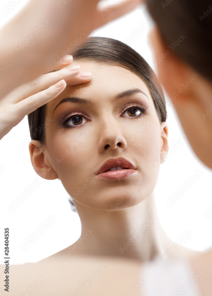 Naklejka premium beauty portrait