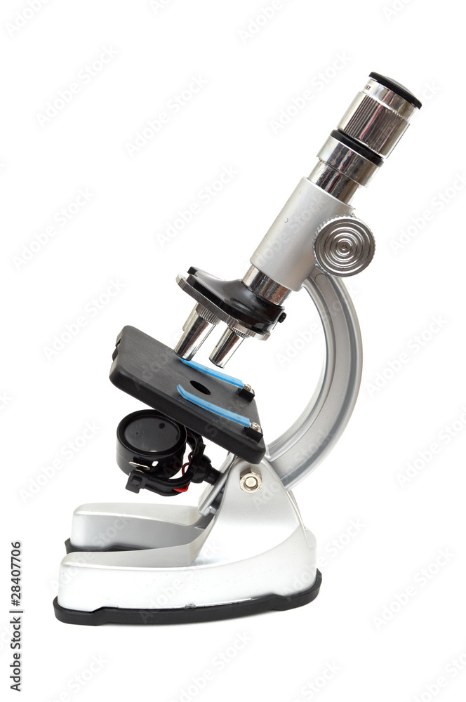 Microscope isolated on white background Microscope isolated on white background