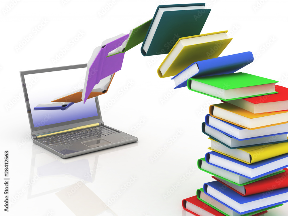 books fly into your laptop books fly into your laptop