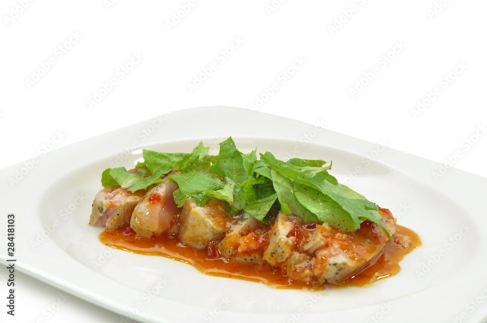 Mexican cuisine - Chicken fajita Mexican cuisine - Chicken fajita