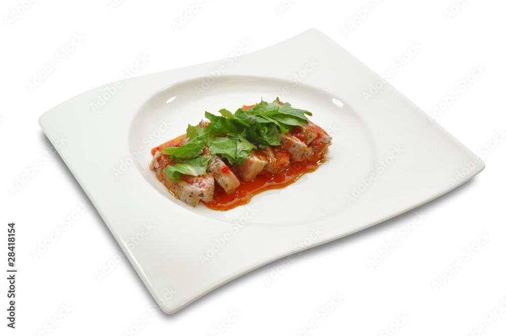 Mexican cuisine - fajitas Mexican cuisine - fajitas