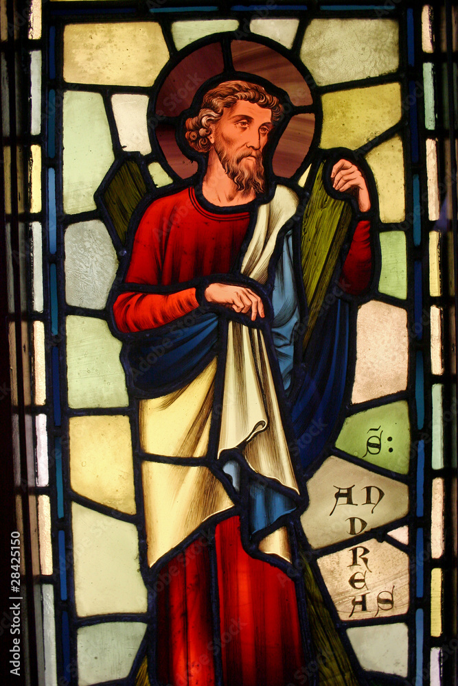 Obraz premium stained glass window