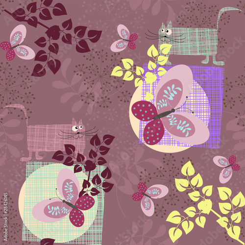 Floral seamless pattern