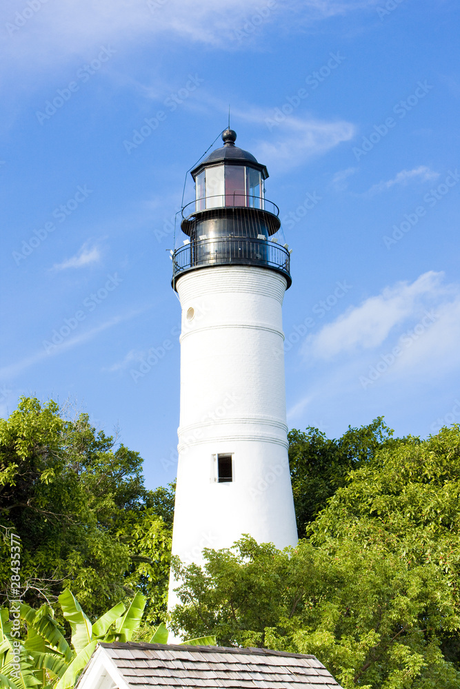 The Key West Lighthouse, Florida Keys, Florida, USA