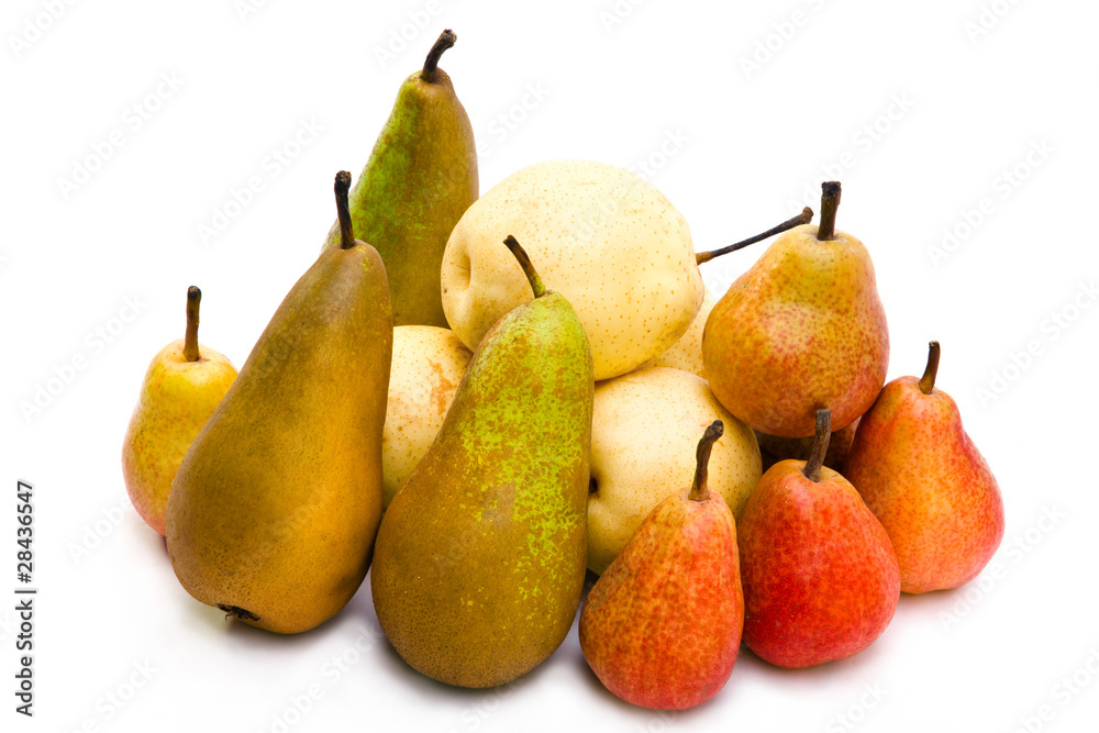 Pears of different grades Pears of different grades