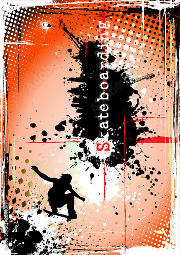 dirty skateboarding poster #28440919