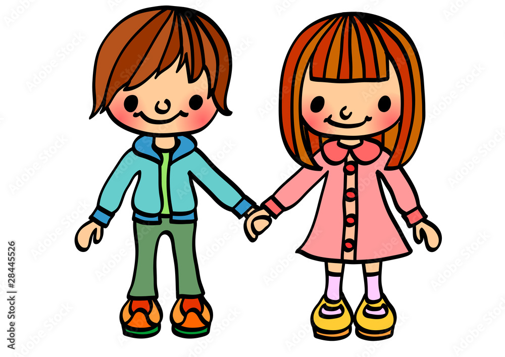 子供カップル 子供カップル