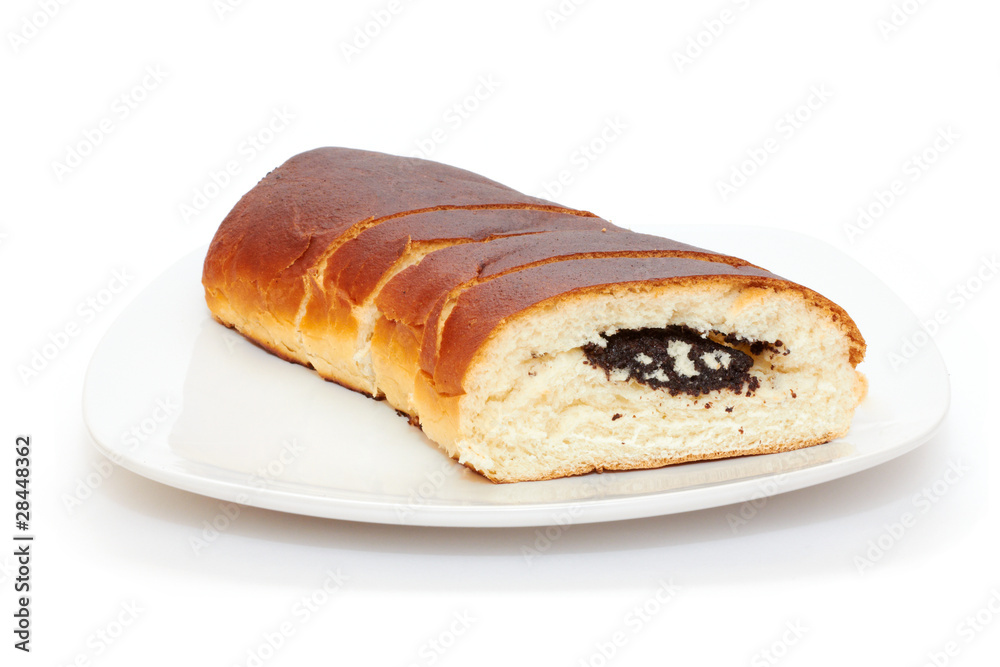 Loaf with poppy seeds