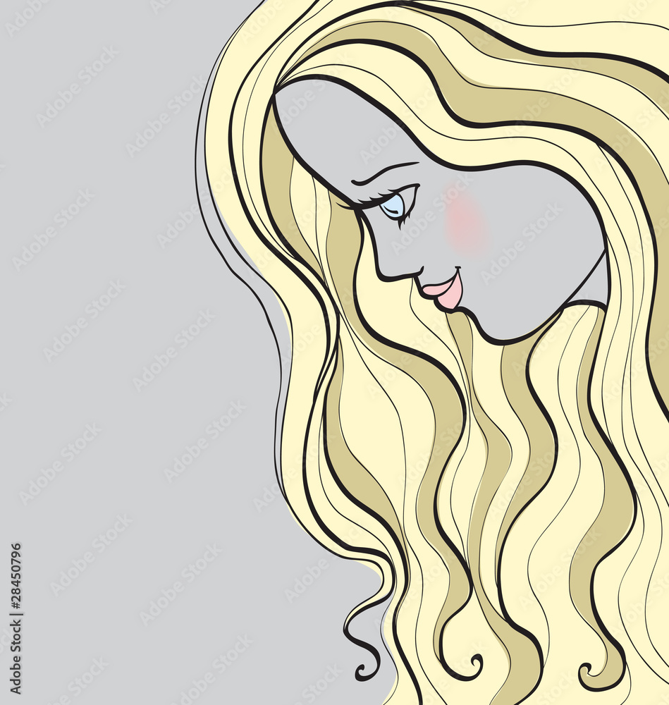 girl with long hair girl with long hair