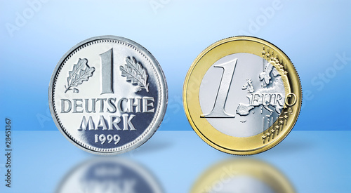 Mark  und  Euro photo