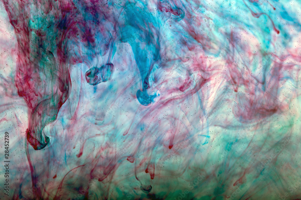 Obraz premium Multi Color Liquid Splash