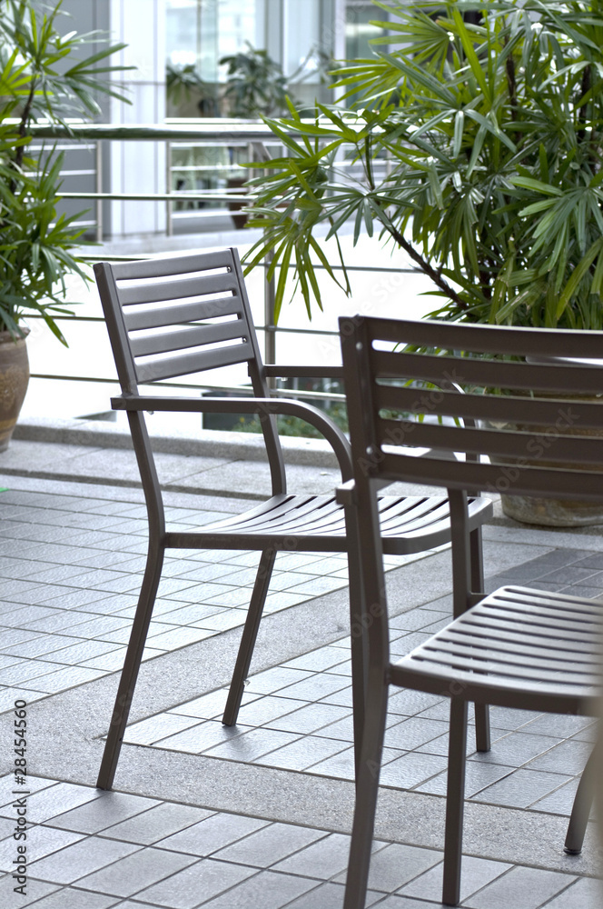 chairs at terrace