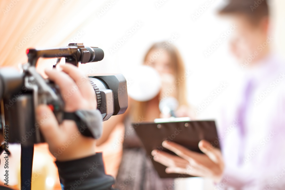 Cameraman at work