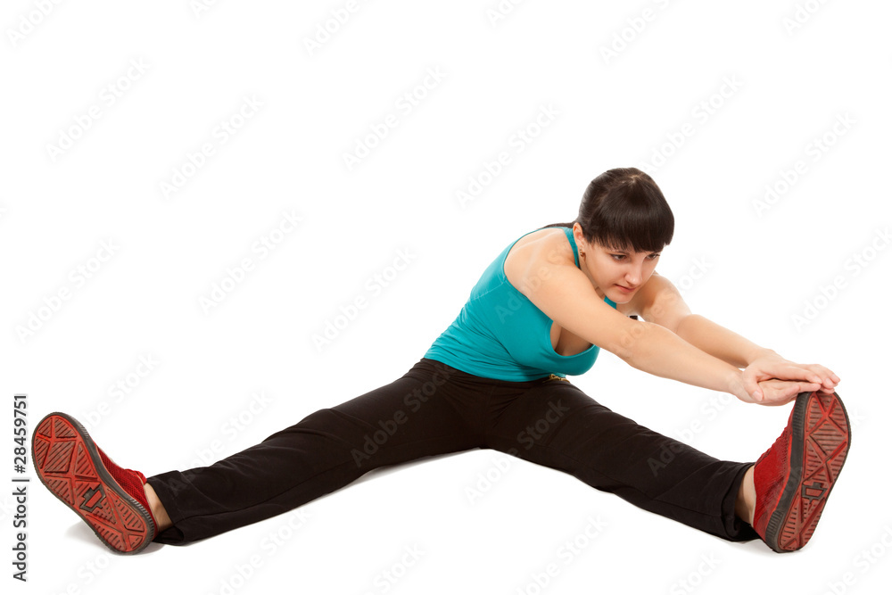 woman working out