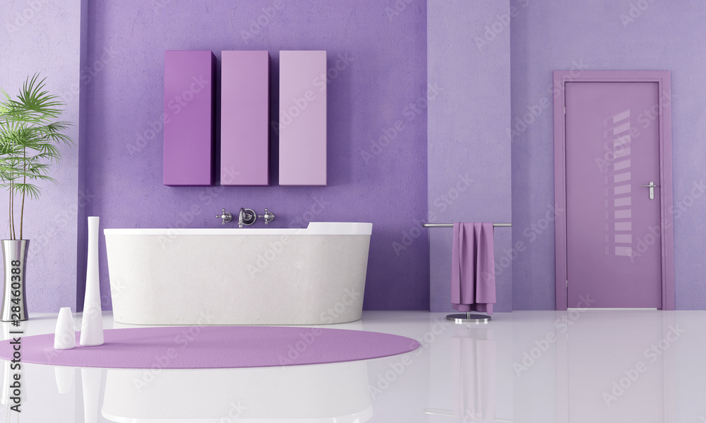 purple modern bathroom purple modern bathroom