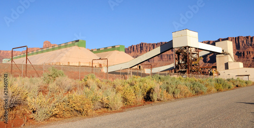 Potash Facility on Colorado River near Moab photo