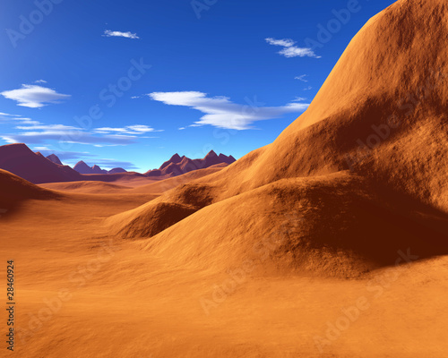 colorful sand desert