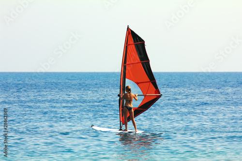 windsurf - surfer girl