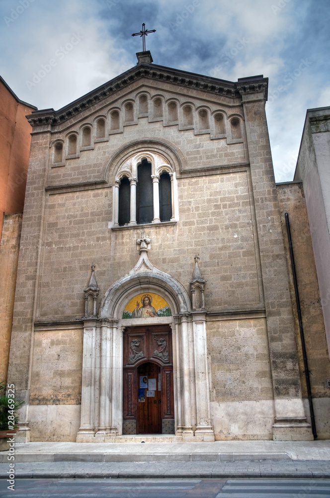 Sacro Cuore Church. Gioia del Colle. Apulia.