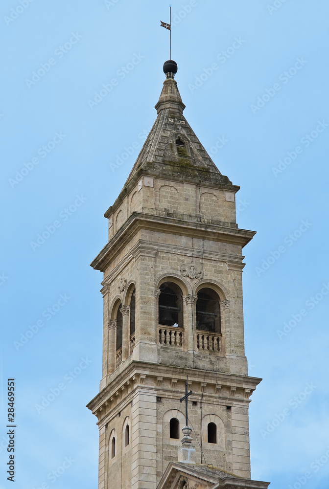 Sacro Cuore Belltower Church. Gioia del Colle. Apulia.