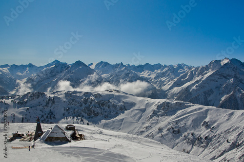 Schronisko w Alpach, Austria