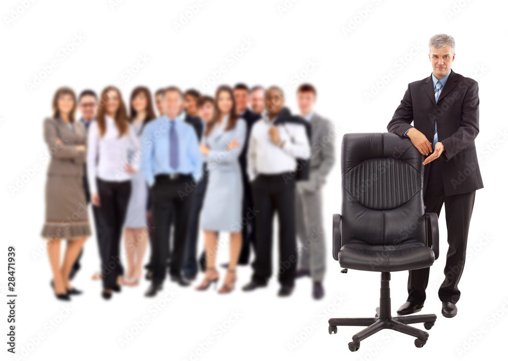 contemporary office chair and businessman contemporary office chair and businessman
