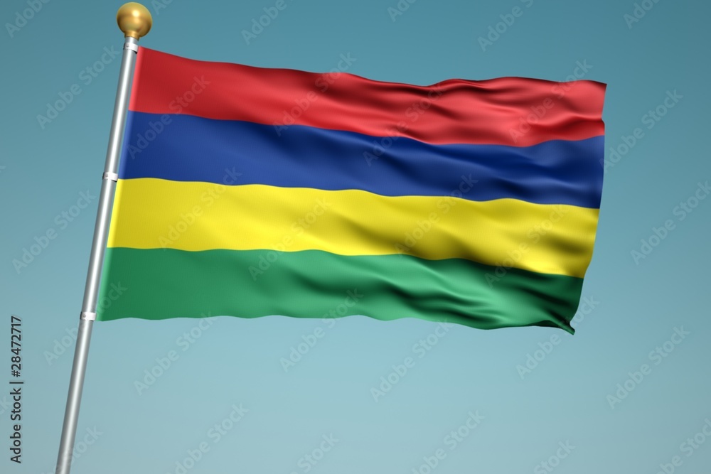 モーリシャスの国旗 Stock Illustration Adobe Stock