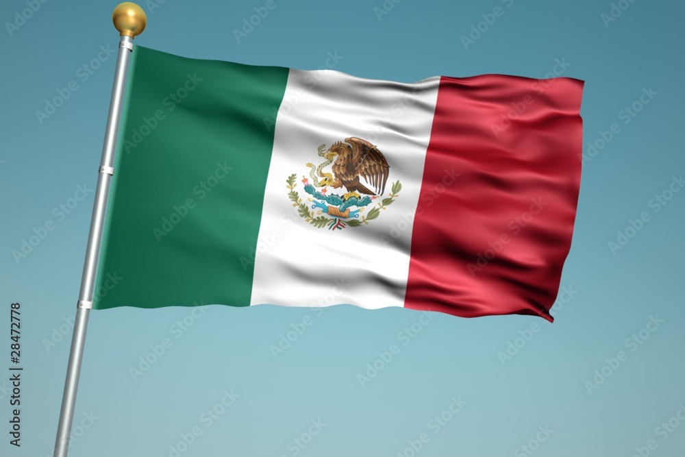 メキシコの国旗 Stock Illustration Adobe Stock