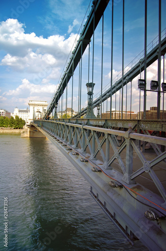 The Chain bridge in Budapest