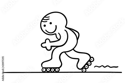 figur inlineskater