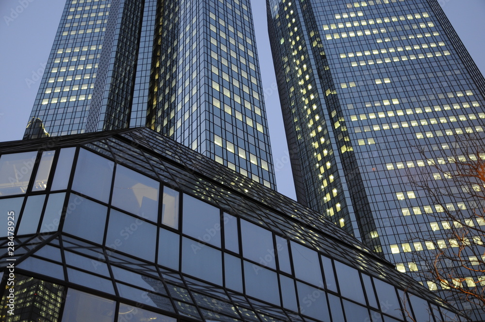 Naklejka premium Hochhaus in Frankfurt