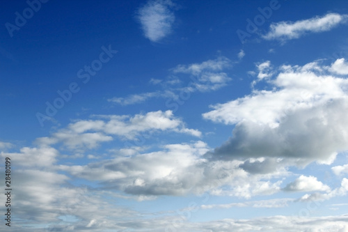 Blue sky with clouds