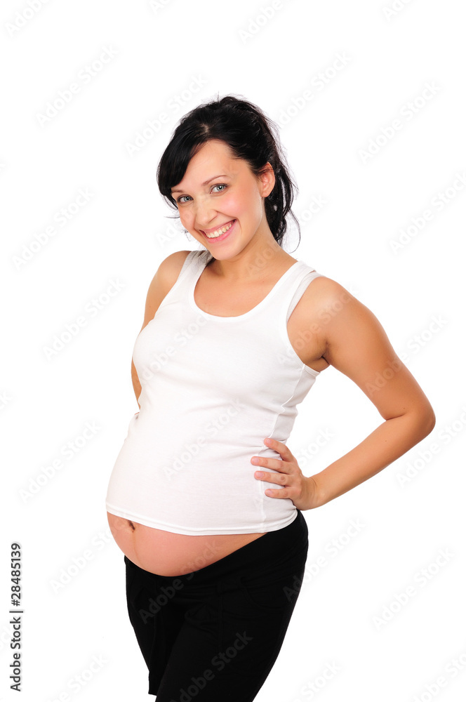Charming pregnant mother Charming pregnant mother