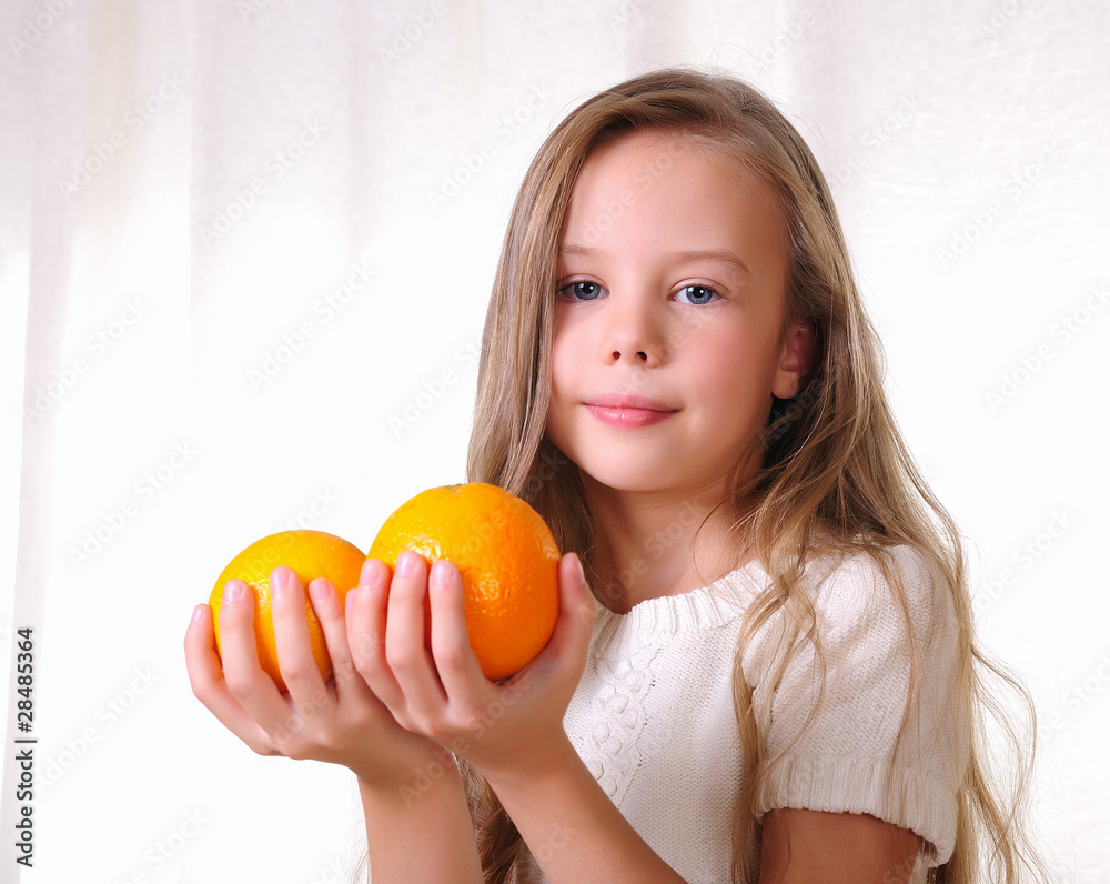 Portrait of a young beautiful girl Portrait of a young beautiful girl