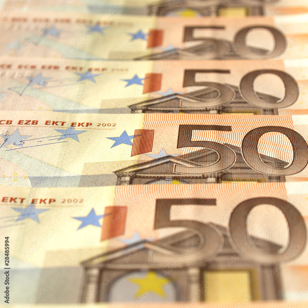 Naklejka premium Euro note