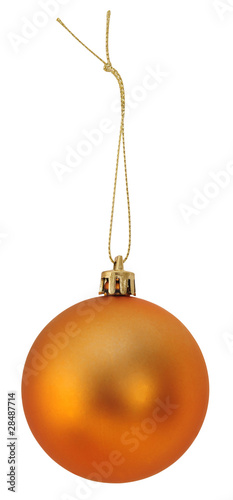 Christmas bauble. Isolated