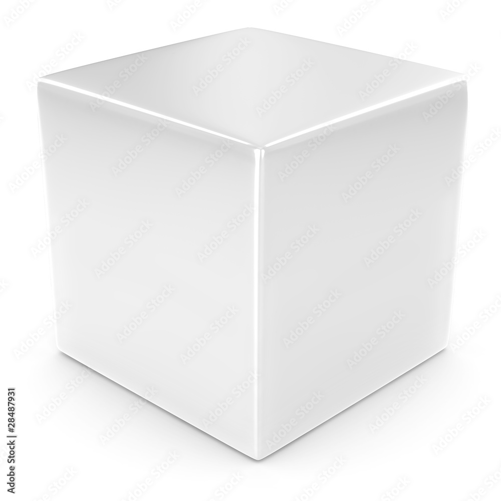 blank white cube blank white cube