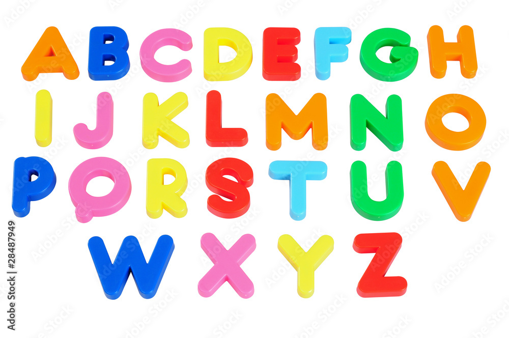 Fototapeta premium Alphabets. Isolated