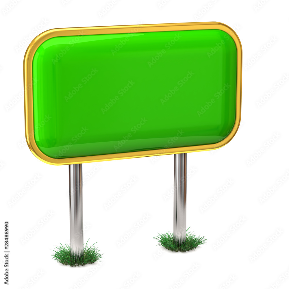 Blank billboard