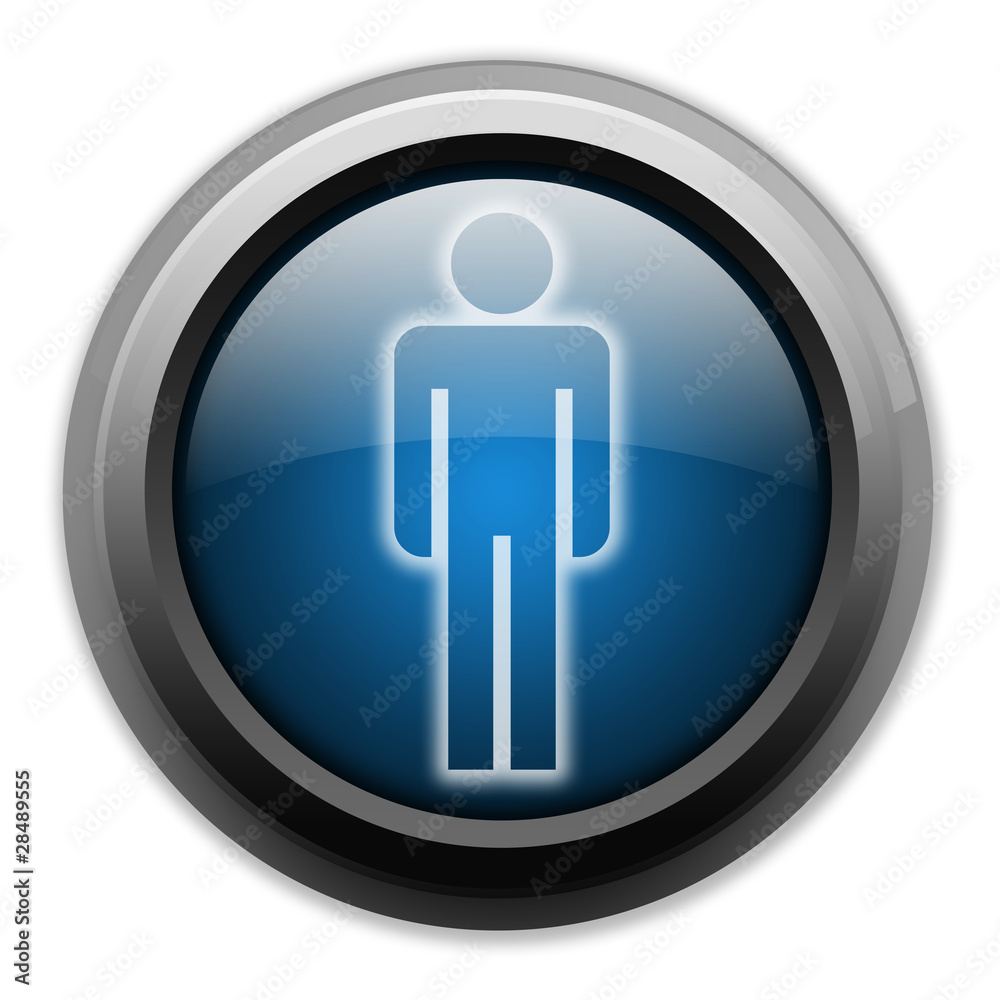 Dark and Glowing Button Dark and Glowing Button