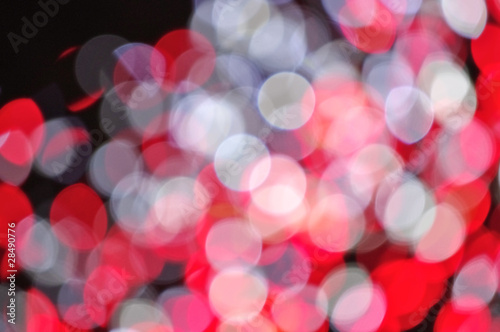 赤と白のイルミネーション