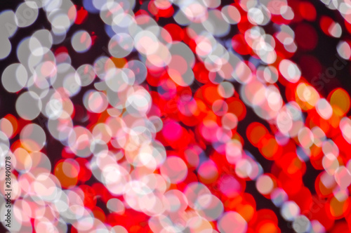 赤と白のイルミネーション