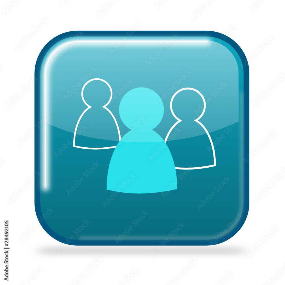Button Community aqua Button Community aqua